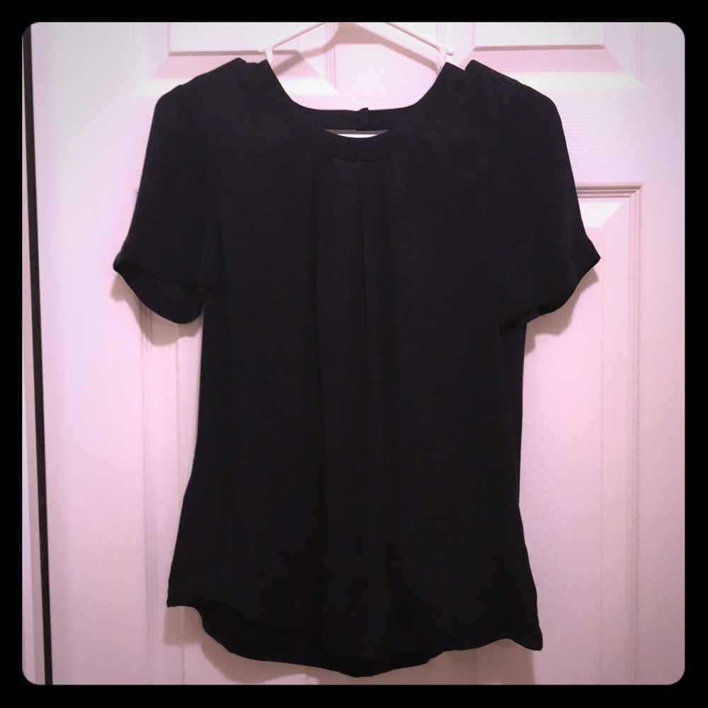 J Crew navy blouse